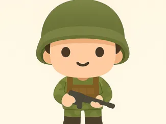 army keychain