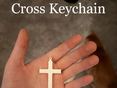 Cross Keychain