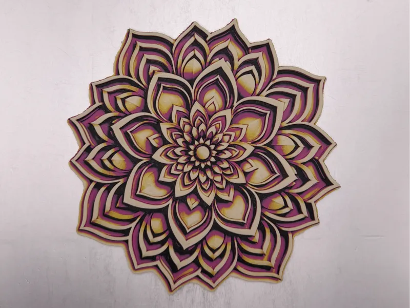 Bloomform - Mandala Hueforge Art