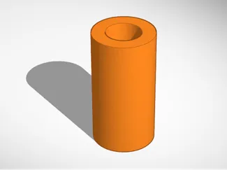 AA to C type battery adapter