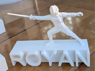 Trophée escrimeur