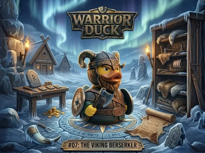 Warrior Duck #07: The Viking Berserker
