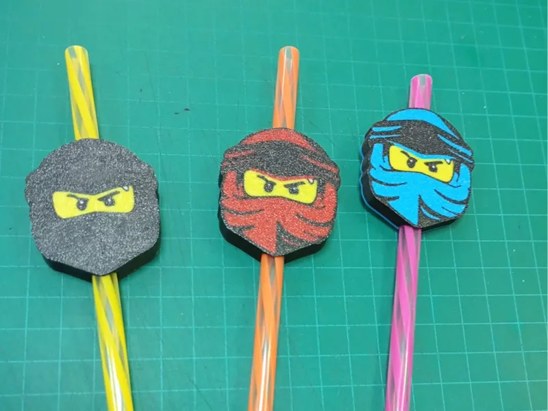 Legο Ninjago straw topper