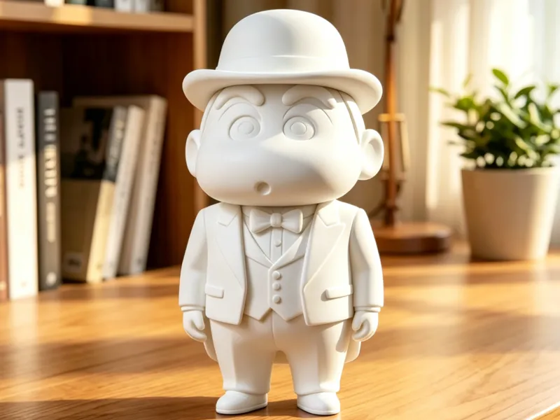 Sir Shin: Easy-Support Elegant Matte Desk Toy Art