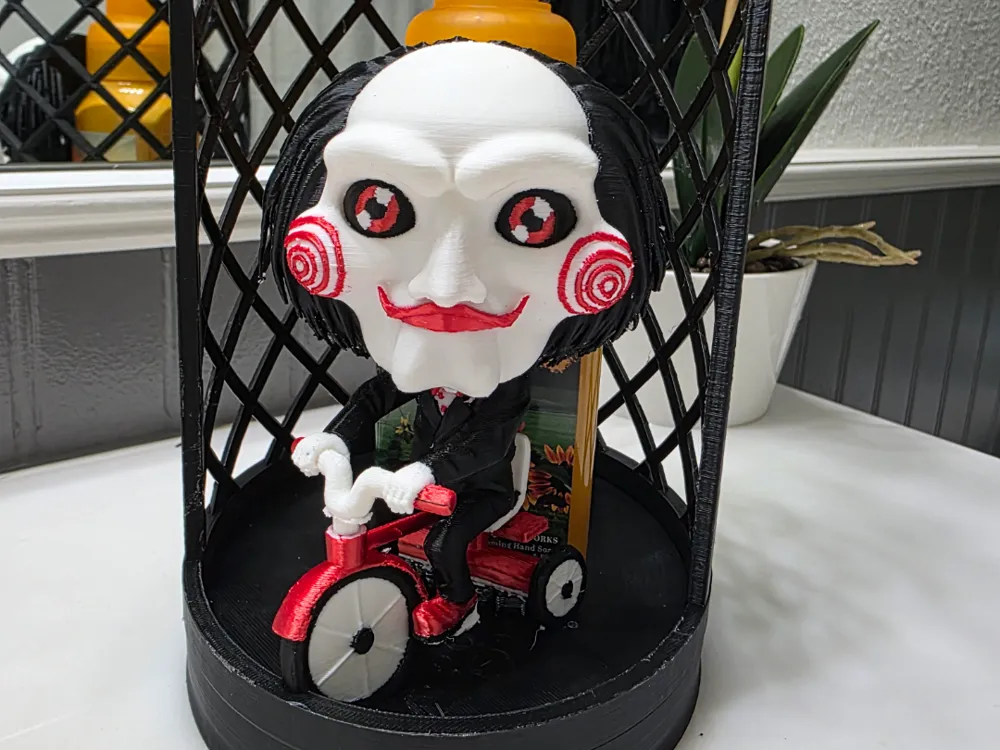 Soporte: Jigsaw Saw Bath and Body Works Soap Holder COLOR. Referencia del modelo original.