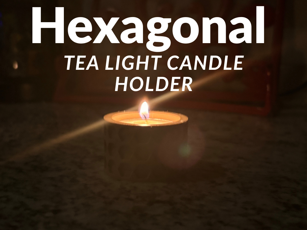 Hexagonal Tealight Candle Holder