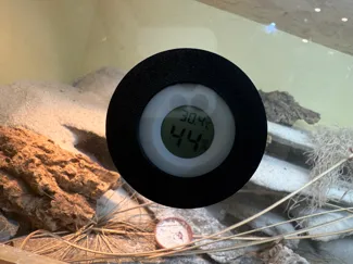 Frontal-Halterung für runde Thermo-Hygrometer 45mm
