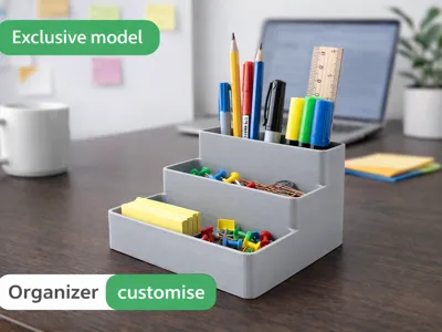 Office Desk Organizer - Parametric