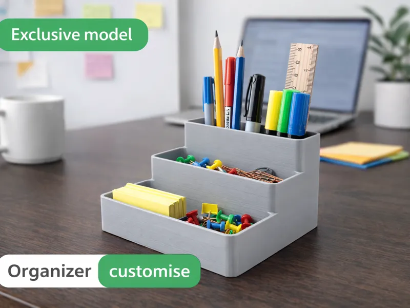 Office Desk Organizer - Parametric