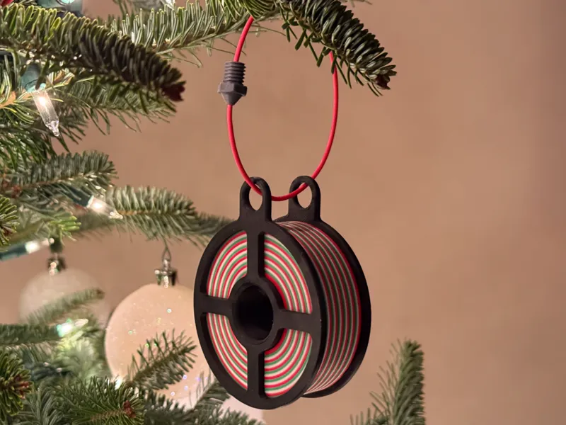 Filament Spool Ornament 