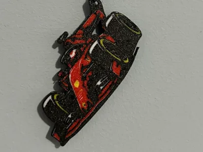 Ferrari Single-Seater Keychain