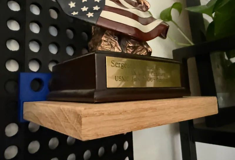 Natural Wood Shelf Mount for ThreadBoards System