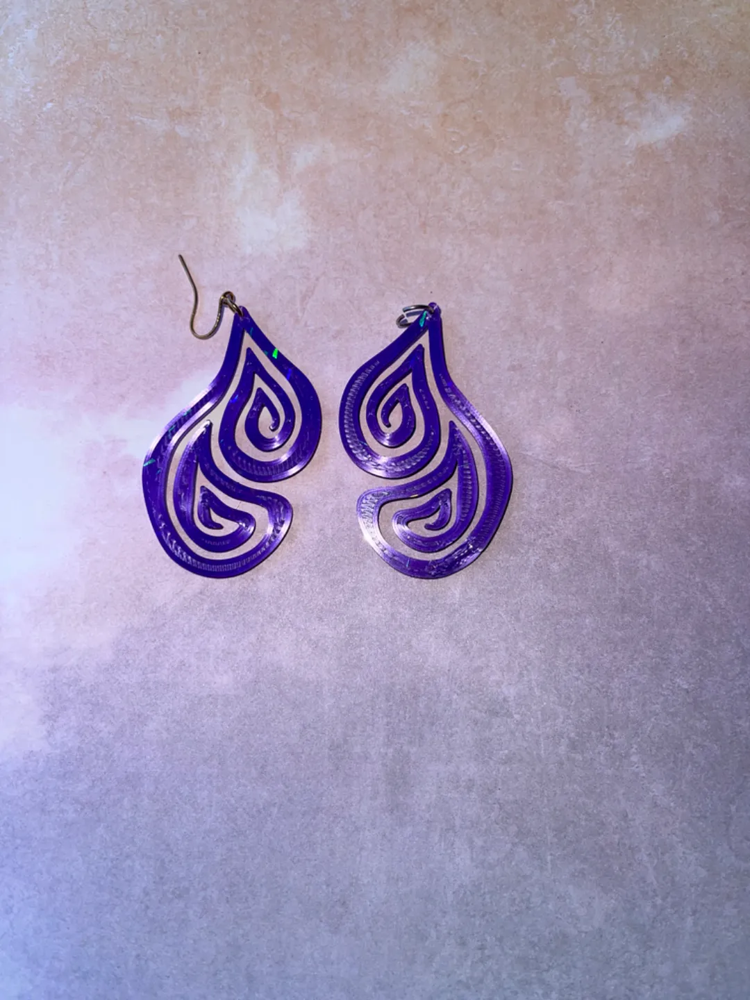 Spiral earrings view 4