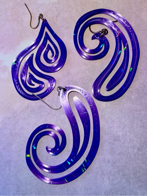 Spiral earrings
