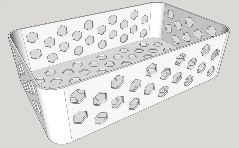 Mini basket storage 150x90