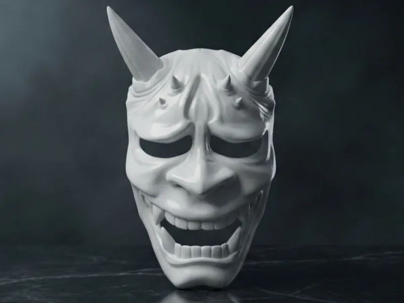 Paper Hannya Mask