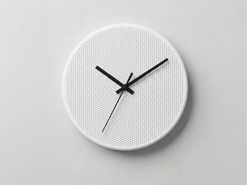 Modern Dotted Wall Clock
