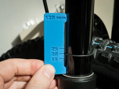 MTB Suspension Fork Sag Gauge