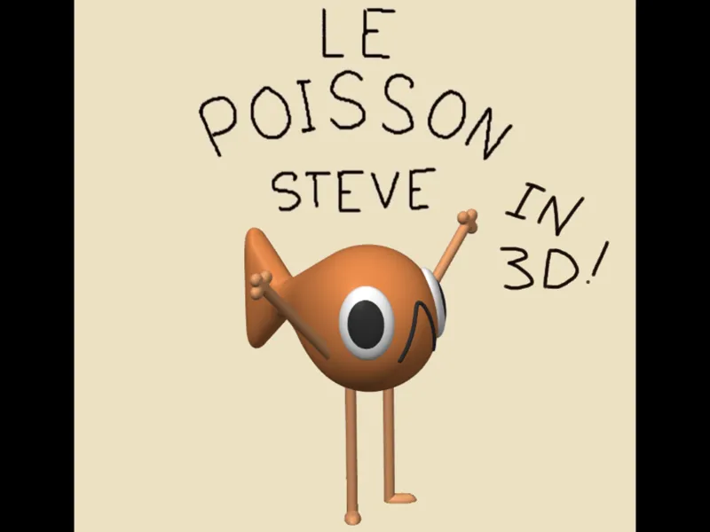 Le Poisson Steve (3D model timelapse)