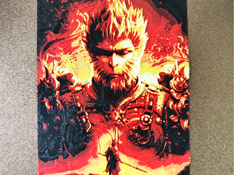 Black Myth: Wukong Fated One Lithophane Bookmark by 观臻造物 MakerWorld ...