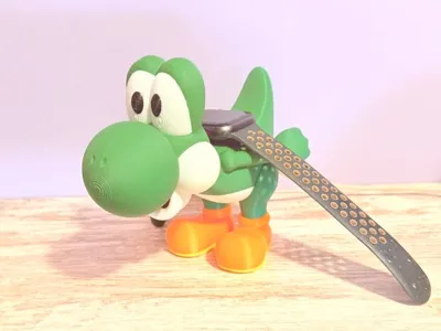 Colored Yoshi stand for Apple Watch