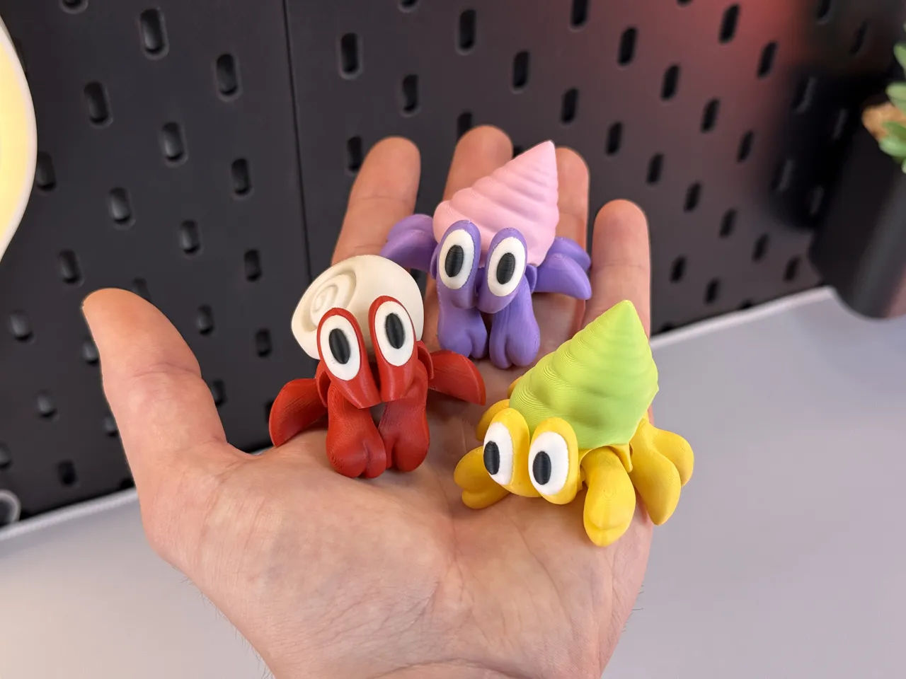 Articulated Cute Hermit Crab view 2