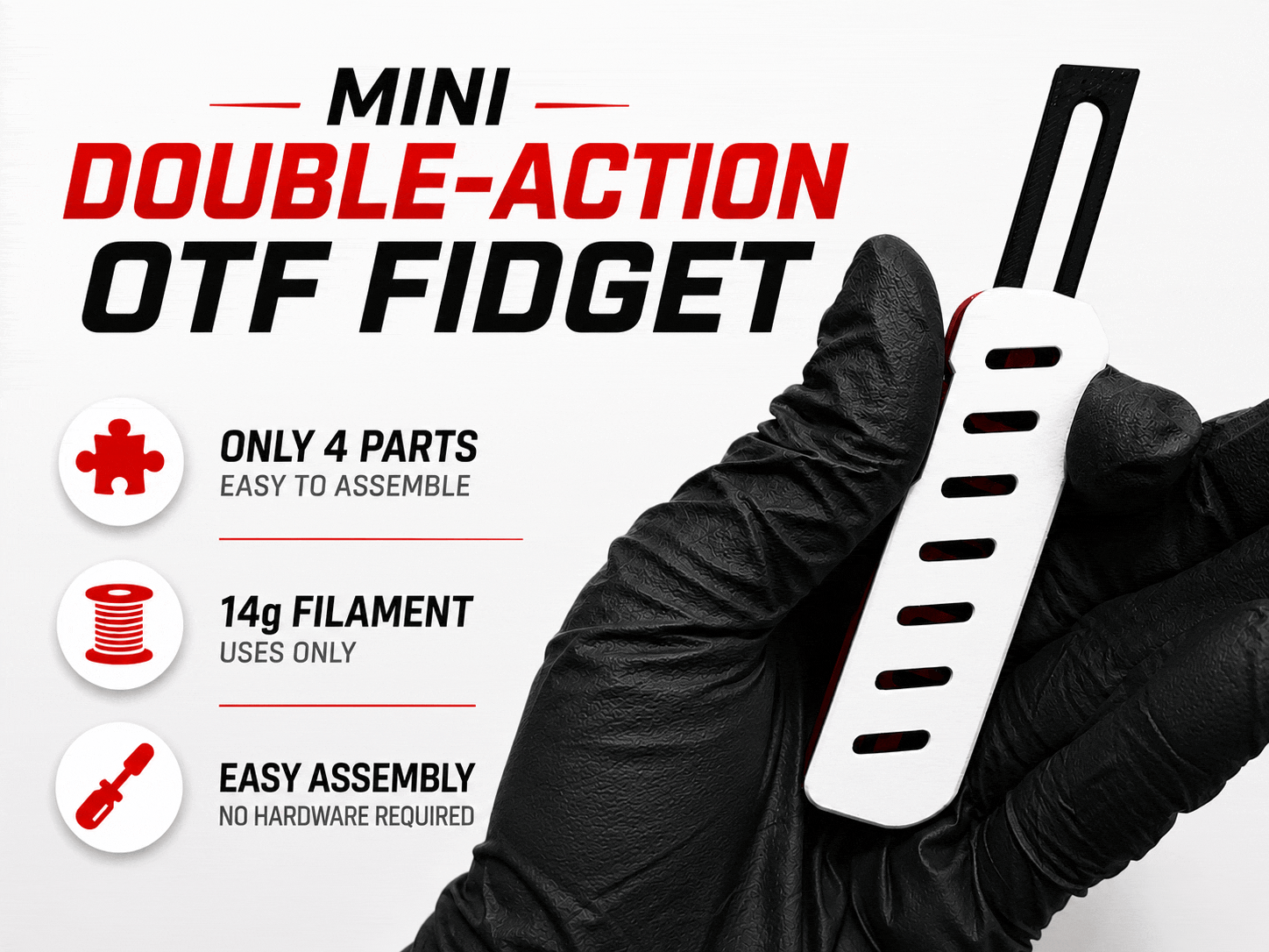 Mini Double-Action OTF Fidget