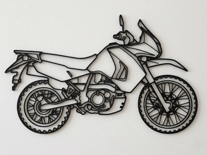 Kawasaki KLR650 2nd Gen Wall Art