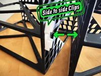 Clips Side-to-Side - printing supports required
