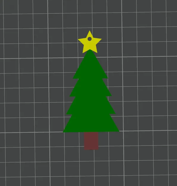 Christmas Tree Keychain / Keyring