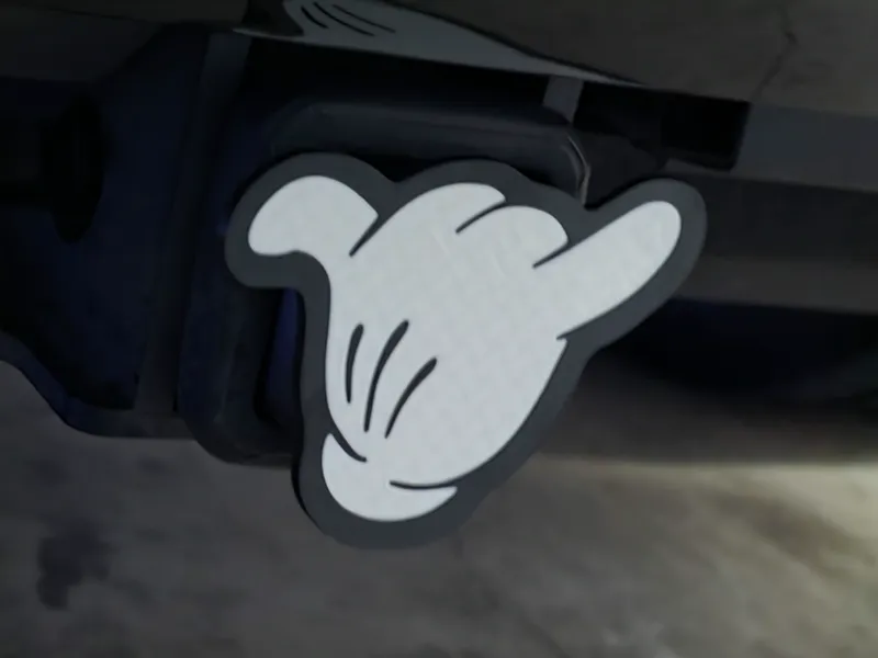 Shaka hitch cover