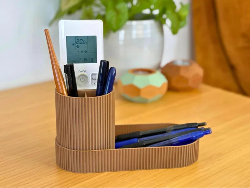 Fluted Desk Organizer
