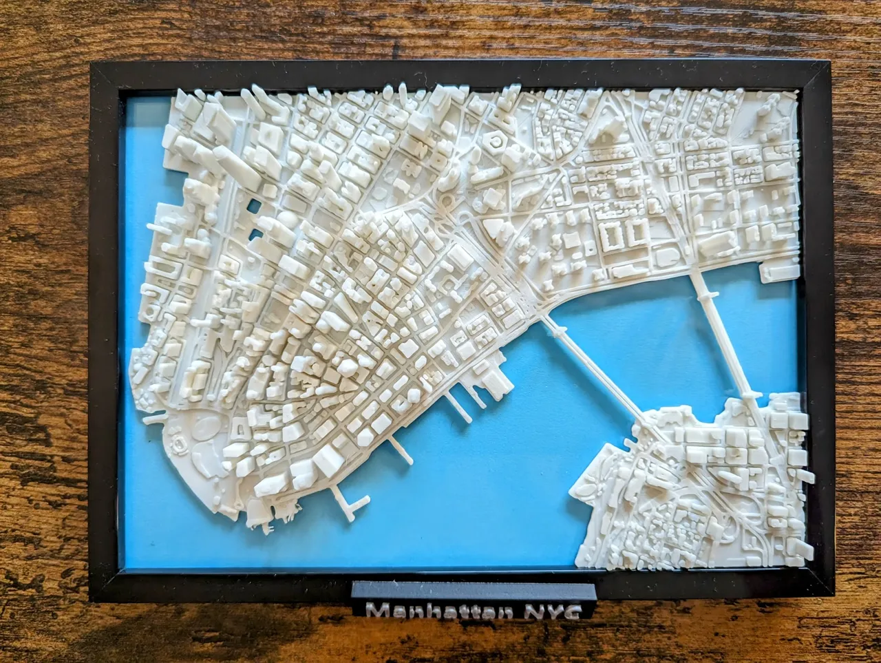 New York City Lower Manhattan 3D Miniature view 2