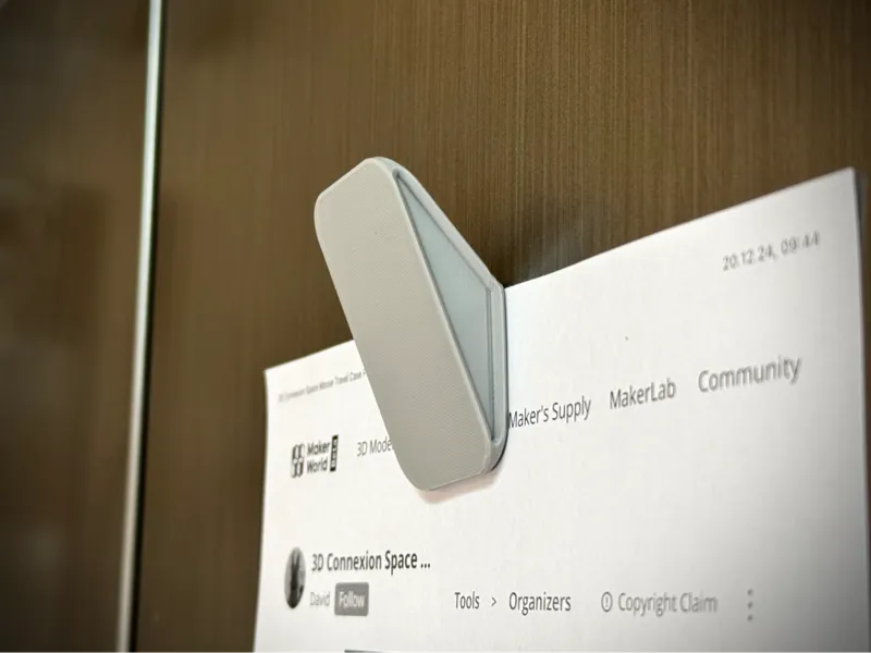 Seesaw fridge magnet