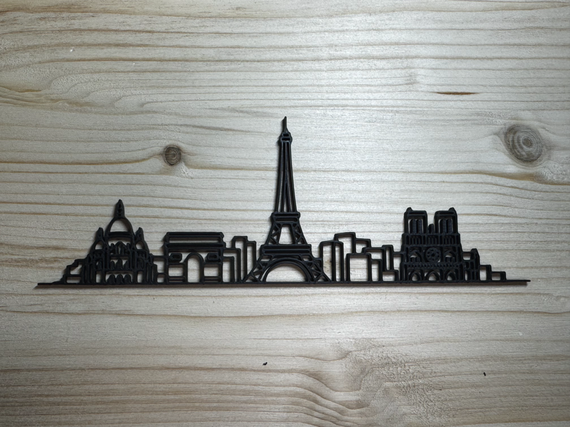 Paris City Skyline – Minimalist Wall Art Decor