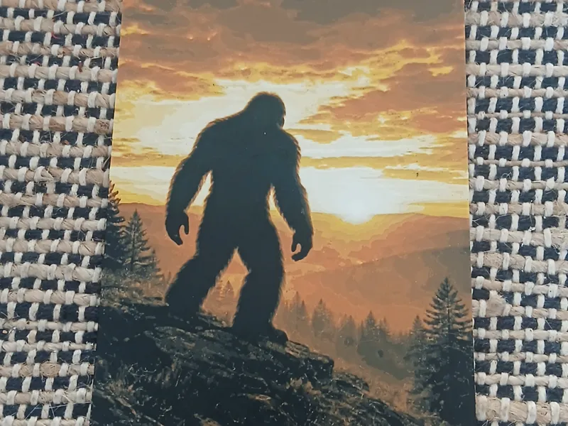Bigfoot sunrise hueforge