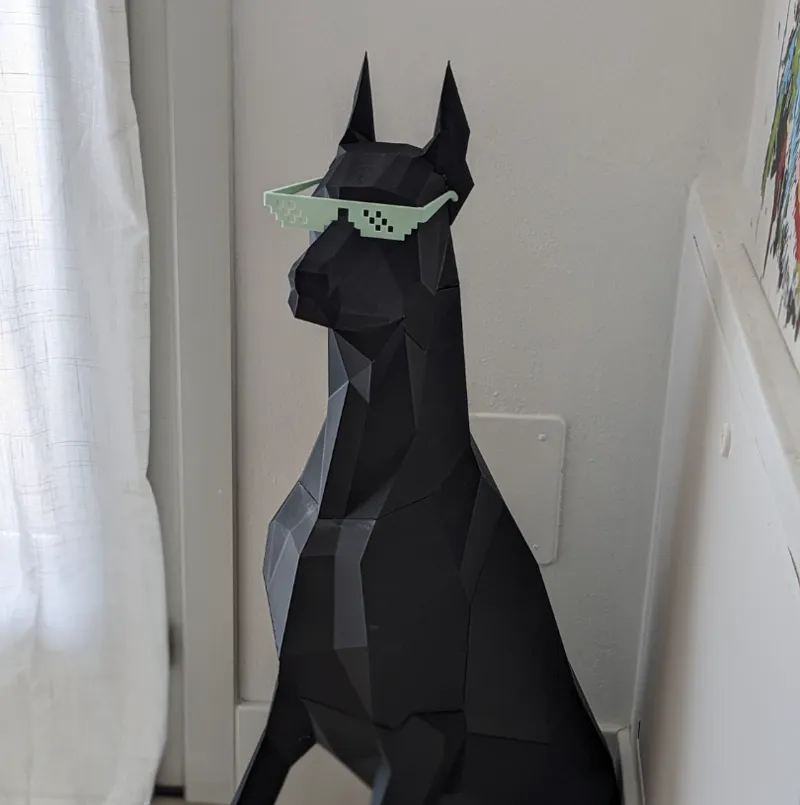Low Poly Dobermann