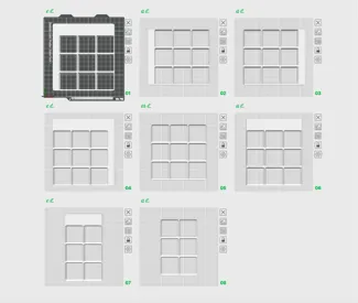 Husky 52" 2 Drawer Gridfinity for A1 Mini (Fixed)