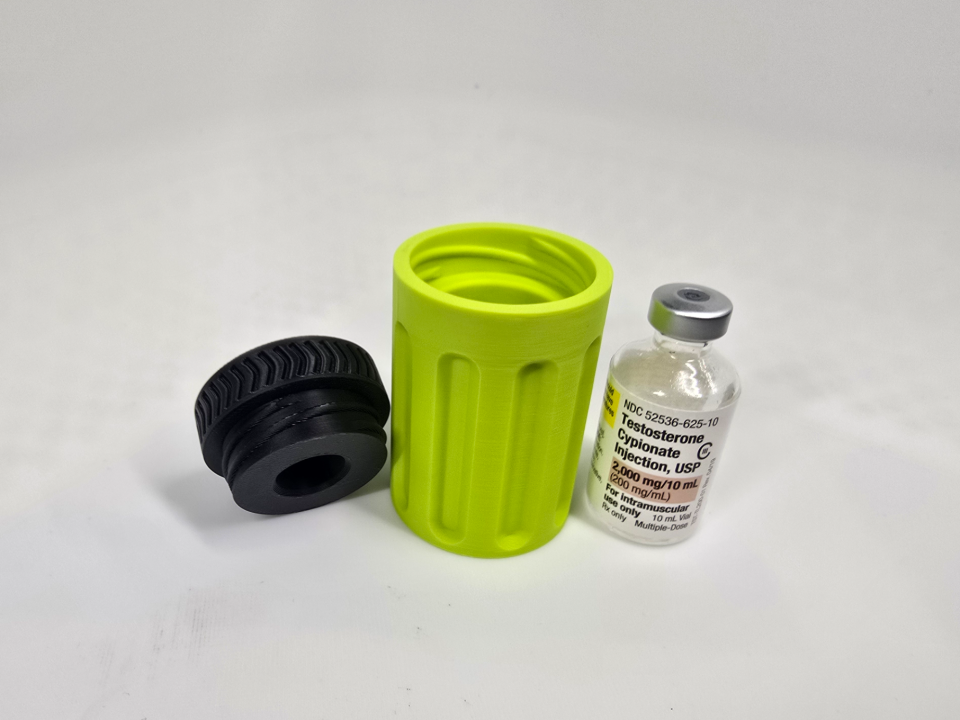 Single 10 mL Testosterone Vial Holder