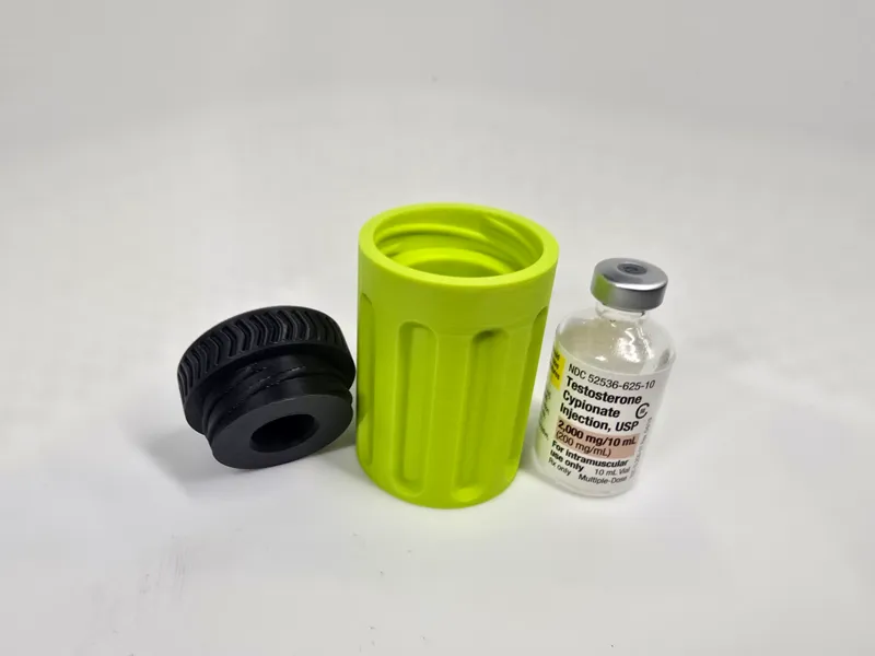 Single 10 mL Testosterone Vial Holder