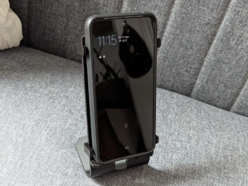 always on phone display bed side stand