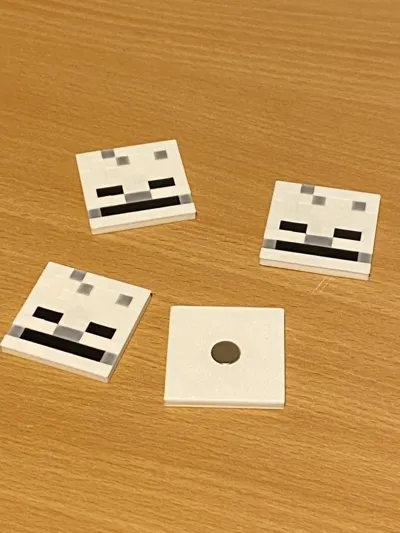 Minecraft Skeleton Magnets by Sets3Dprinting - MakerWorld