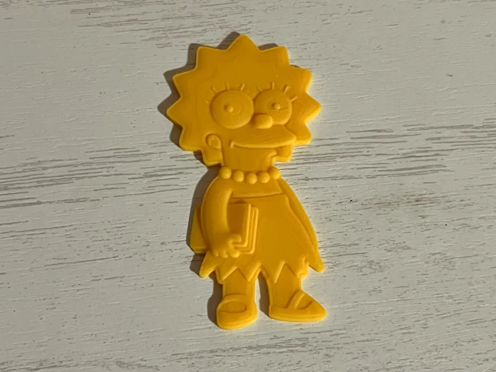2D Lisa Simpson - Free 3D Print Model - MakerWorld