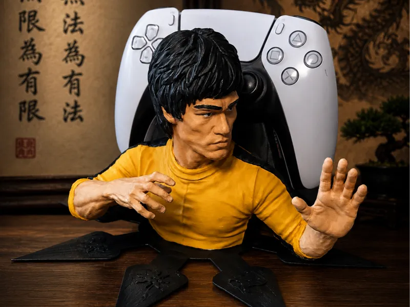 Bruce Lee PS5 Controller Holder