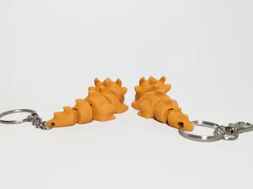 Adorno temático: Articulated Cute Angry Dragon - Strong Joints — vista de referencia 4