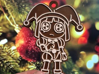 Pomni TADC Gingerbread Ornament