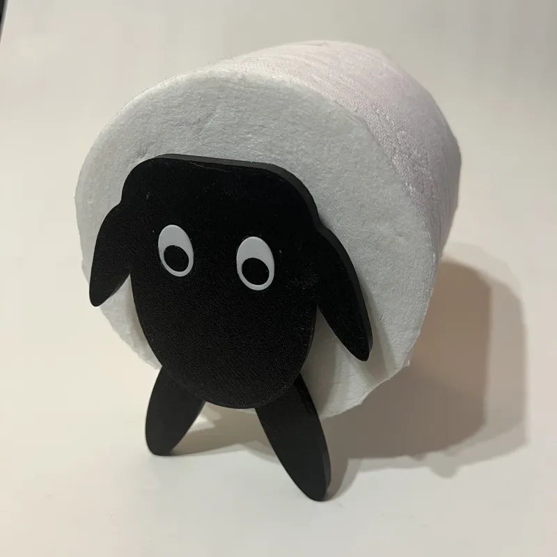 Sheep Toilet Paper Holder / Decoration