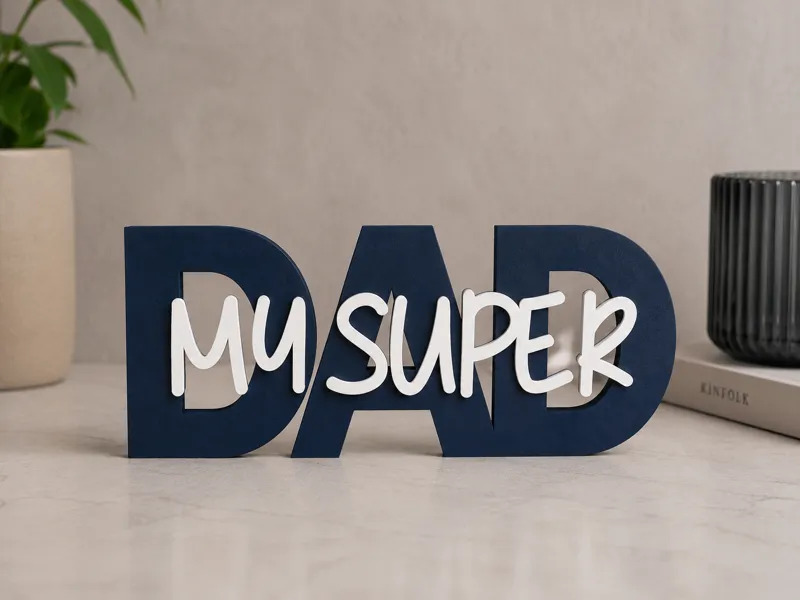 Word Art - My Super DAD