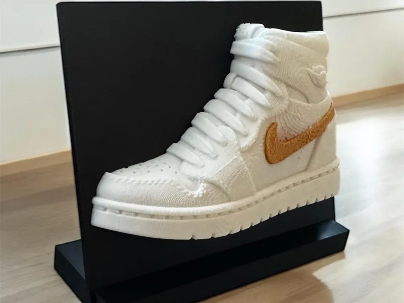 3D Sneaker Wandbild mit Ständer – Stylische Deko