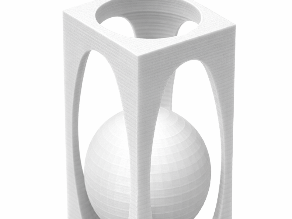 Ball inside of a cube v2